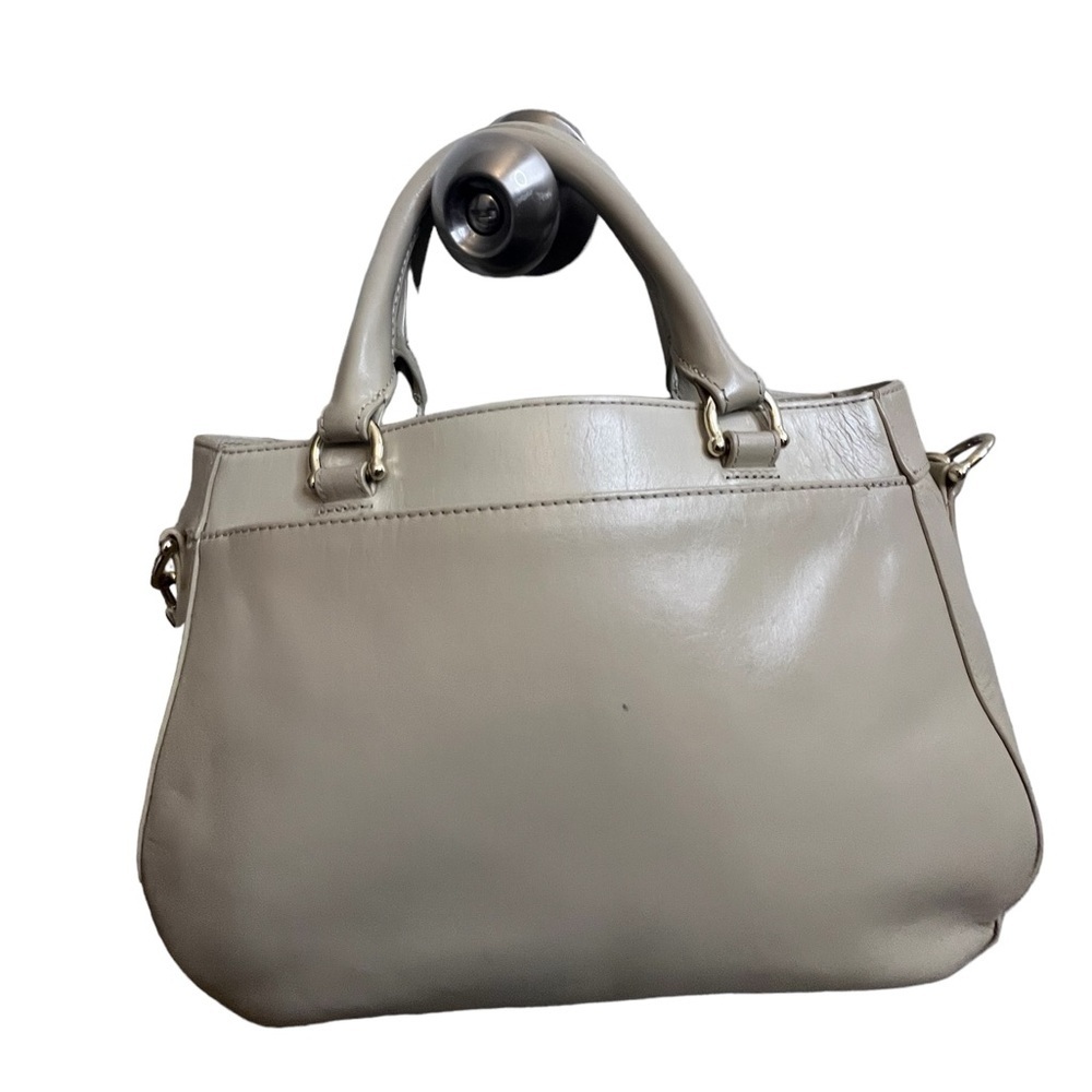 Brahmin Raelynn Satchel Sand Leather Beige gray bag - Picture 2 of 16